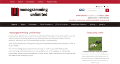 Desktop Screenshot of monogrammingunlimited.com